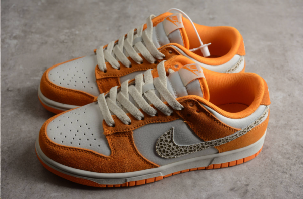 Unleash your wild side: Nike Dunk Low Safari Swoosh Kumquat